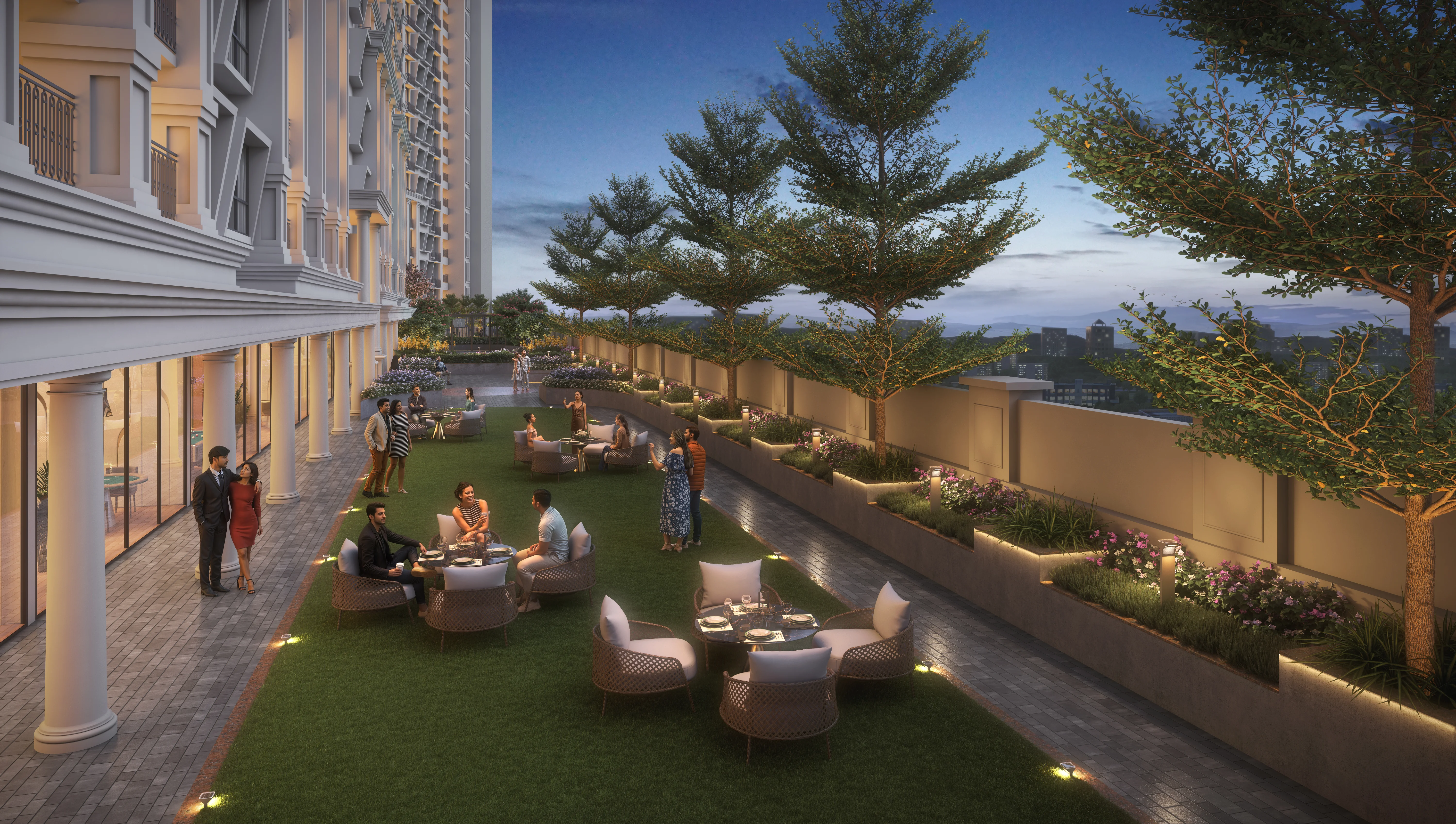 Private, Yet Connected - Outdoor Courtyard Garden